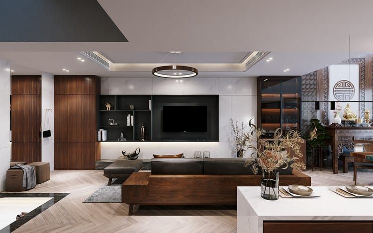 Cho thuê căn góc 4 phòng ngủ full nội thất, giá thương thảo, view nội khu tòa LUMI Prestige 1 Hanoi