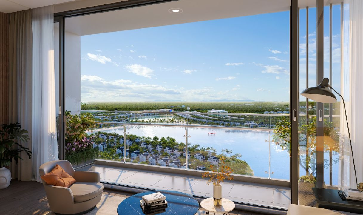 Bán căn hộ 1 phòng ngủ hướng Tây Nam chung cư M2 view nội khu - DT: 46.93m2 Masteri Waterfront
