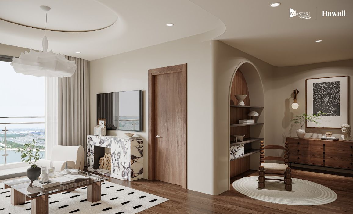 Cần bán chung cư tòa H3 khu Hawaii 42m2/1PN+ hướng Đông Nam view phố đi bộ Masteri Waterfront