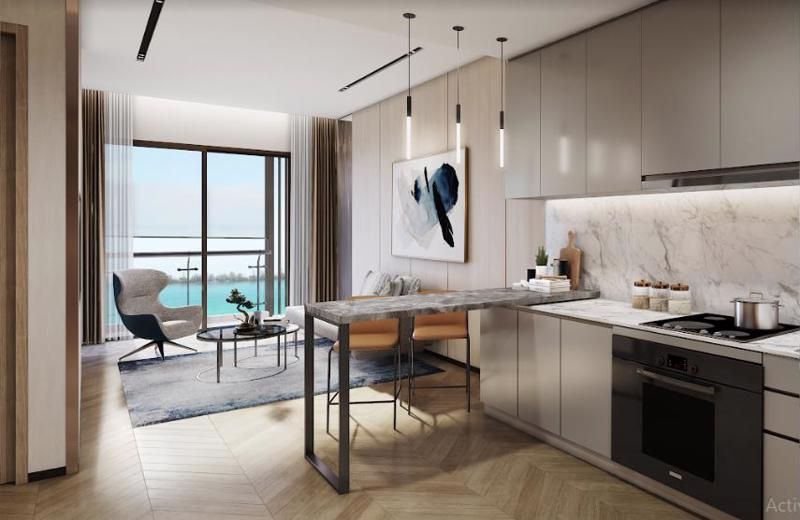 Cần thuê căn hộ diện tích 64.18m2/2PN tầng trung, đầy đủ nội thất tòa H3 Hawaii Masteri Waterfront