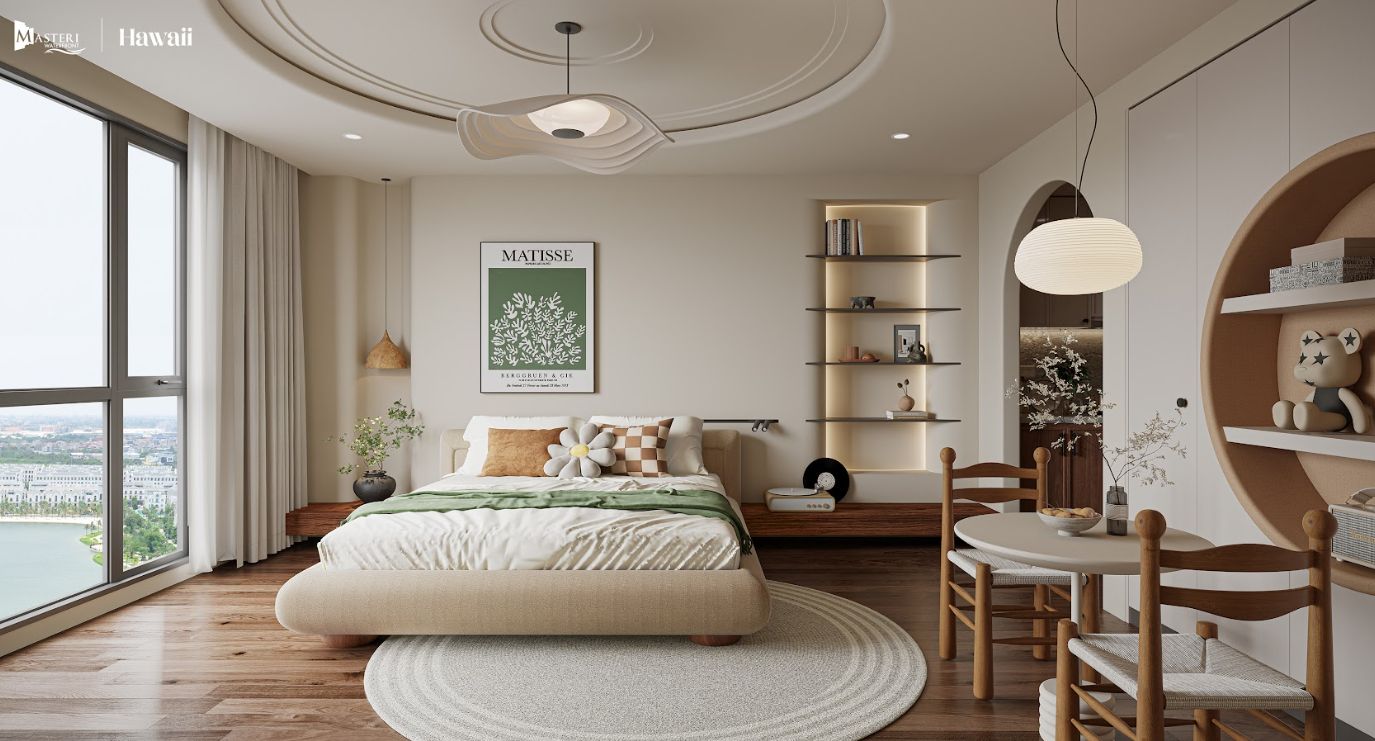 Cần bán căn góc 3 phòng ngủ/2WC hướng Nam tòa H3 79.8m2 ban công view VinUni Masteri Waterfront