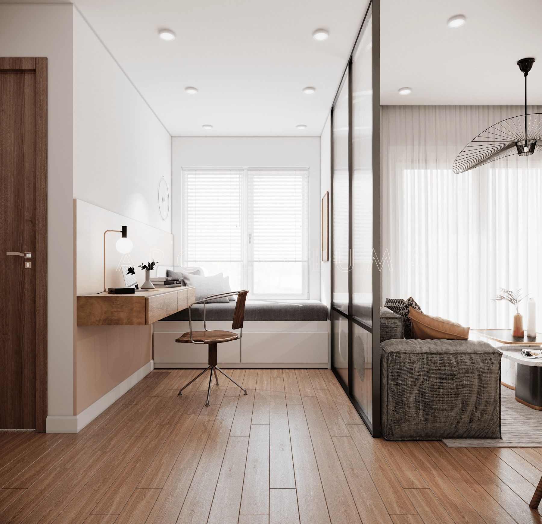 Cần bán chung cư 3 phòng ngủ hướng Tây Tứ Trạch, DT: 72m2 The Sola Park Imperia Smart City