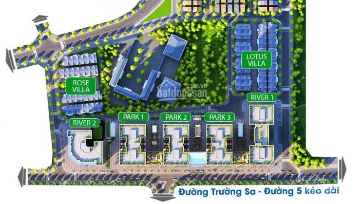 Biệt thự song lập cho thuê diện tích 135m2 Lotus Villa Eurowindow River Park
