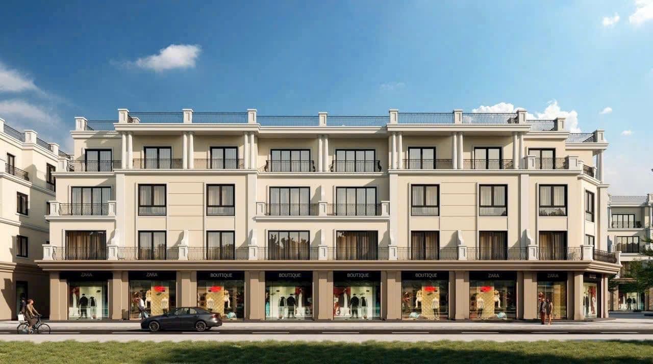 Bán nhà phố shophouse hướng Bắc xây thô mặt trong mặt tiền 9m VT đẹp kinh doanh Diamond Paragon
