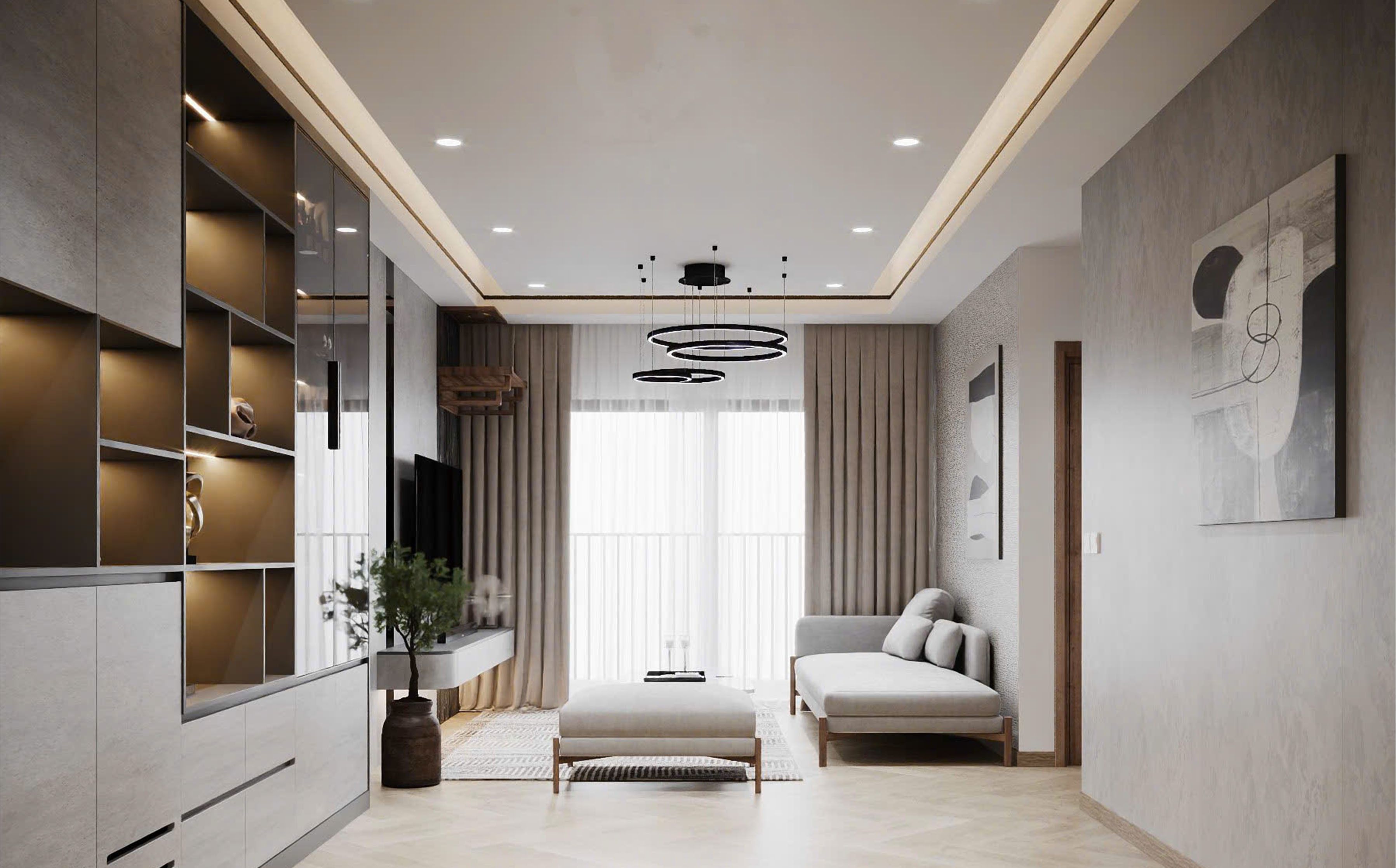 Bán căn hộ 3 phòng ngủ ban công Tây Nam - Nội thất bàn giao CĐT tầng cao Thái Hà Spring Garden