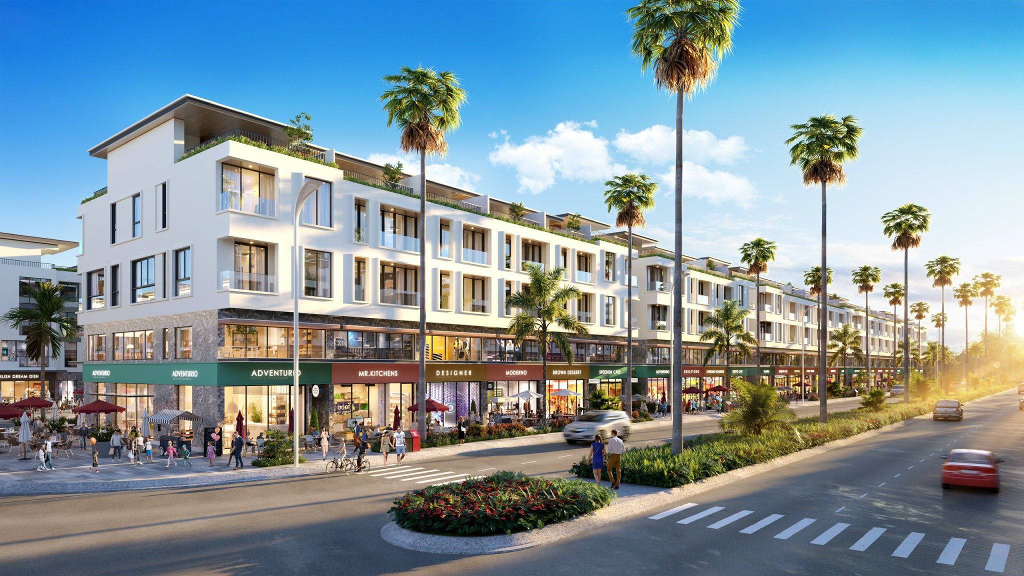 Cho thuê biệt thự căn góc - Nội thất cao cấp/Sân vườn rộng The Infinity Meyhomes Capital Phú Quốc