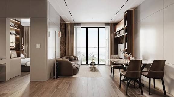 Bán căn hộ chung cư The Habor Skyline MIK Vũ Yên 3 phòng ngủ chính Nam nội thất cao cấp view biển