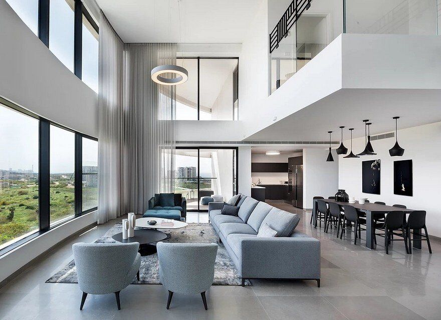 Bán chung cư Duplex tầng cao, diện tích: 193m2 hướng Đông Bắc Lumi Hà Nội Signature view panorama