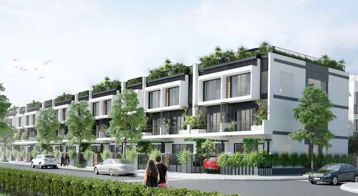 Bán căn góc nhà liền kề 4 tầng hướng Tây Nam gần vườn hoa bàn giao cơ bản Grand Gateway giá tốt