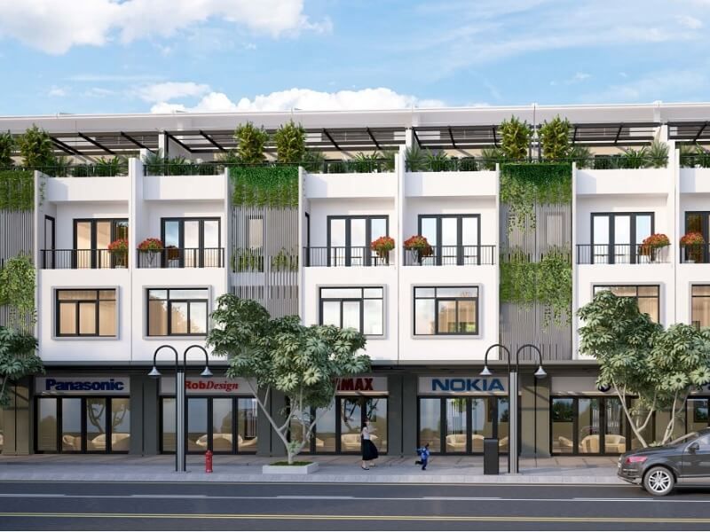 Cho thuê nhà liền kề nội thất đầy đủ Sunshine Đồng Nai Rivernia Finance & Tech Hub 4 tầng MT 4m