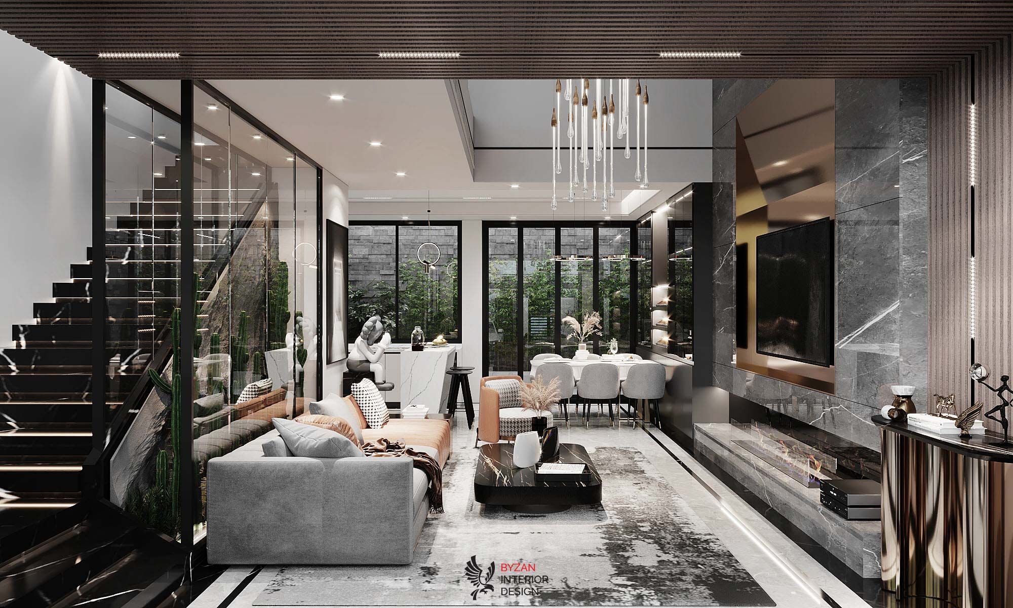 Cho thuê biệt thự Việt Đức Legend City diện tích: Rộng rãi, hướng Đông thoáng mát - Nội thất có sẵn