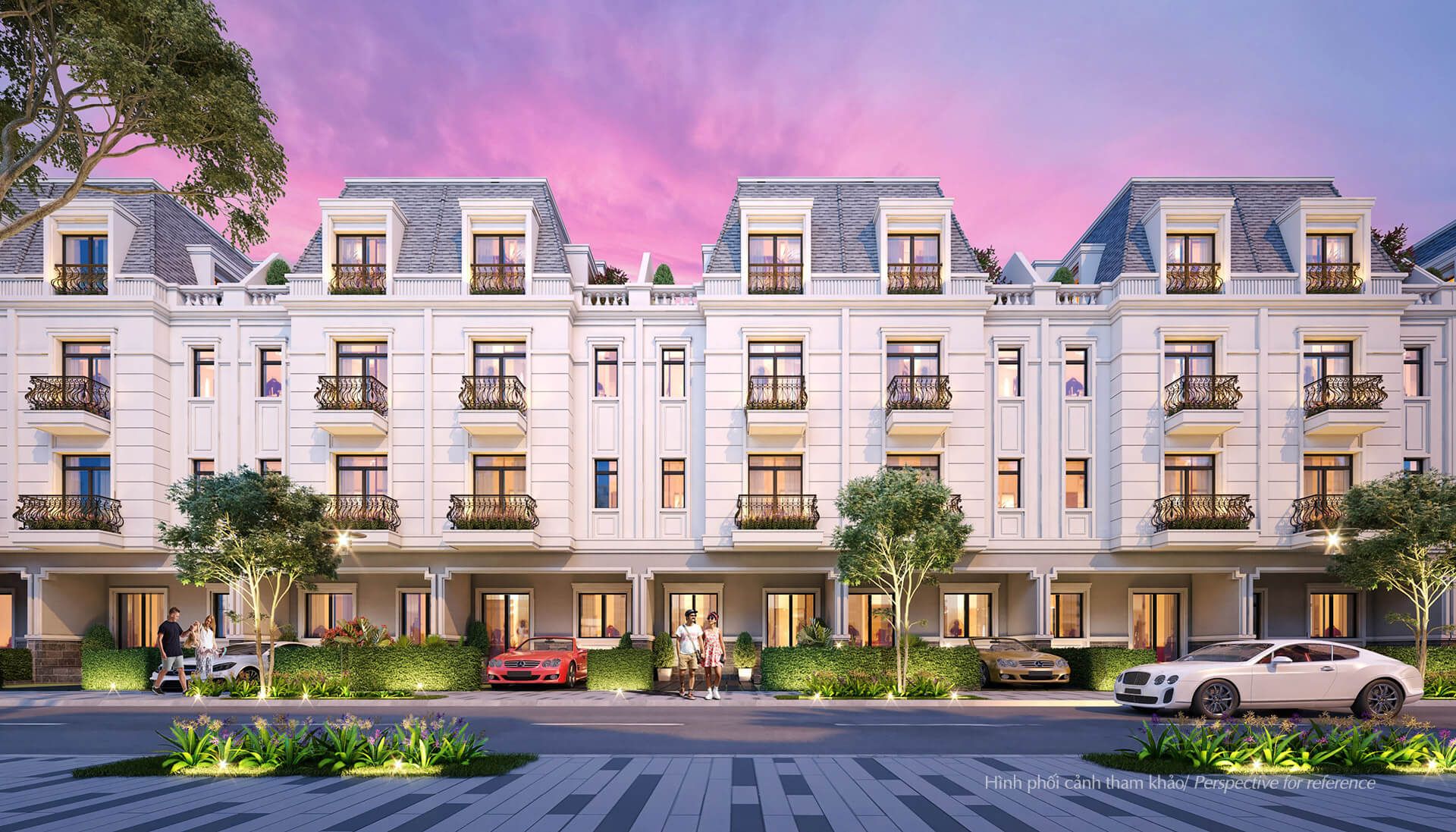 Mua nhà liền kề ban công hướng Nam mặt tiền 8m gần hồ bơi VT tốt kinh doanh Vinhomes Apollo City