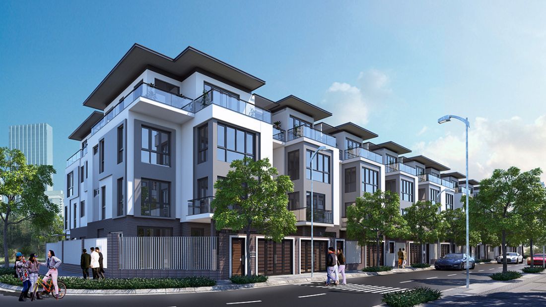 Cần bán biệt thự song lập hướng Đông Nam hoàn thiện mặt ngoài sân rộng Park Hill Vĩnh Yên