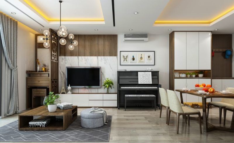 Bán căn hộ 1 phòng ngủ hướng đông tứ trạch 31.35m2 ban công rộng The Ninety Complex 90 Đường Láng