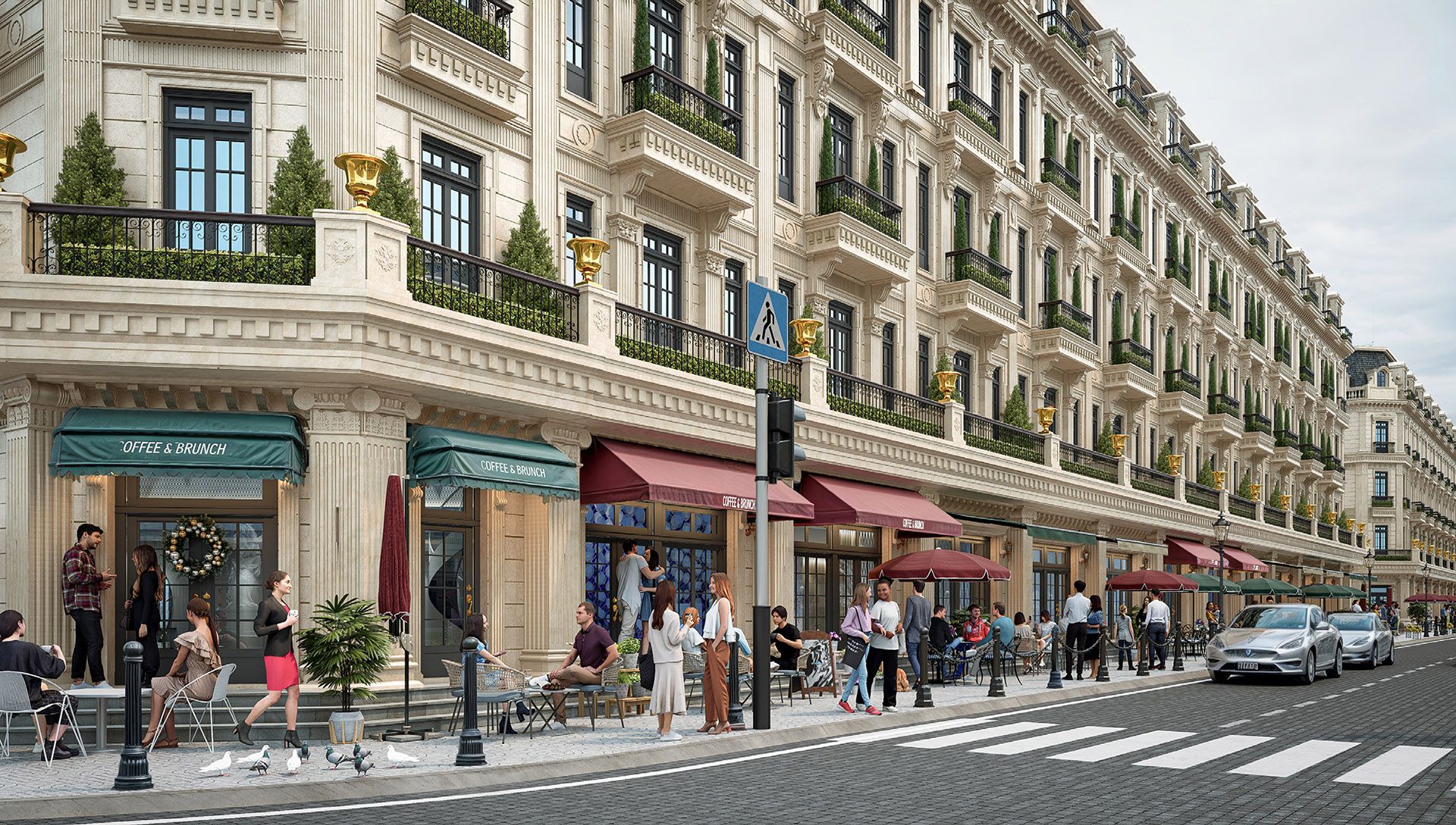 Bán căn góc shophouse siêu VIP 2 mặt tiền hướng Đông hoàn thiện đẹp 3 tầng Noble Capital Thăng Long