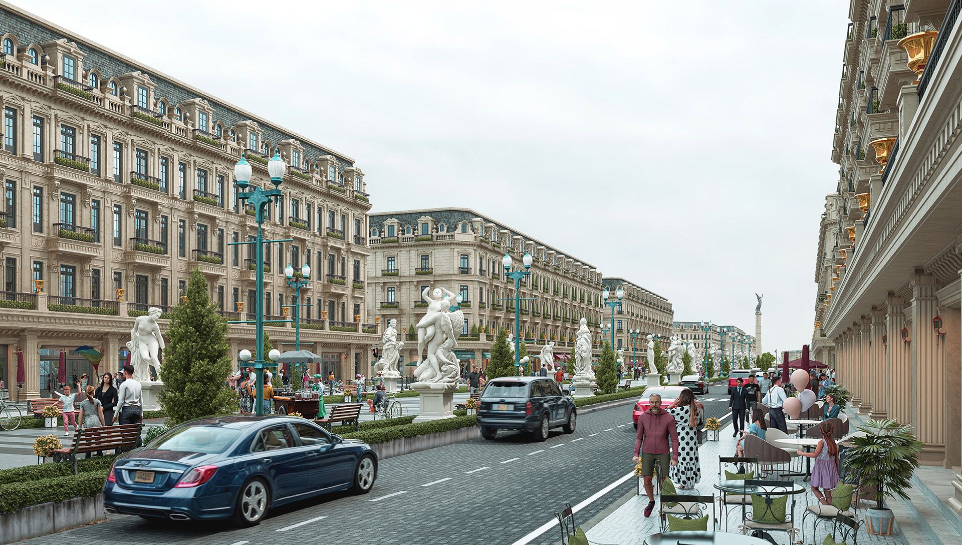 Mua nhà phố shophouse hướng Tây vị trí đẹp để kinh doanh diện tích 120m2 Noble Capital Thăng Long