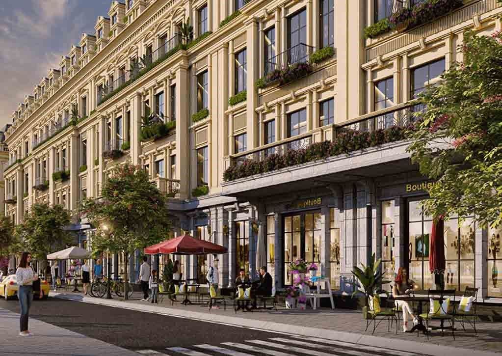 Cần thuê nhà liền kề xây thô mặt trong, có thể kinh doanh diện tích 110m2 Noble Capital Thăng Long