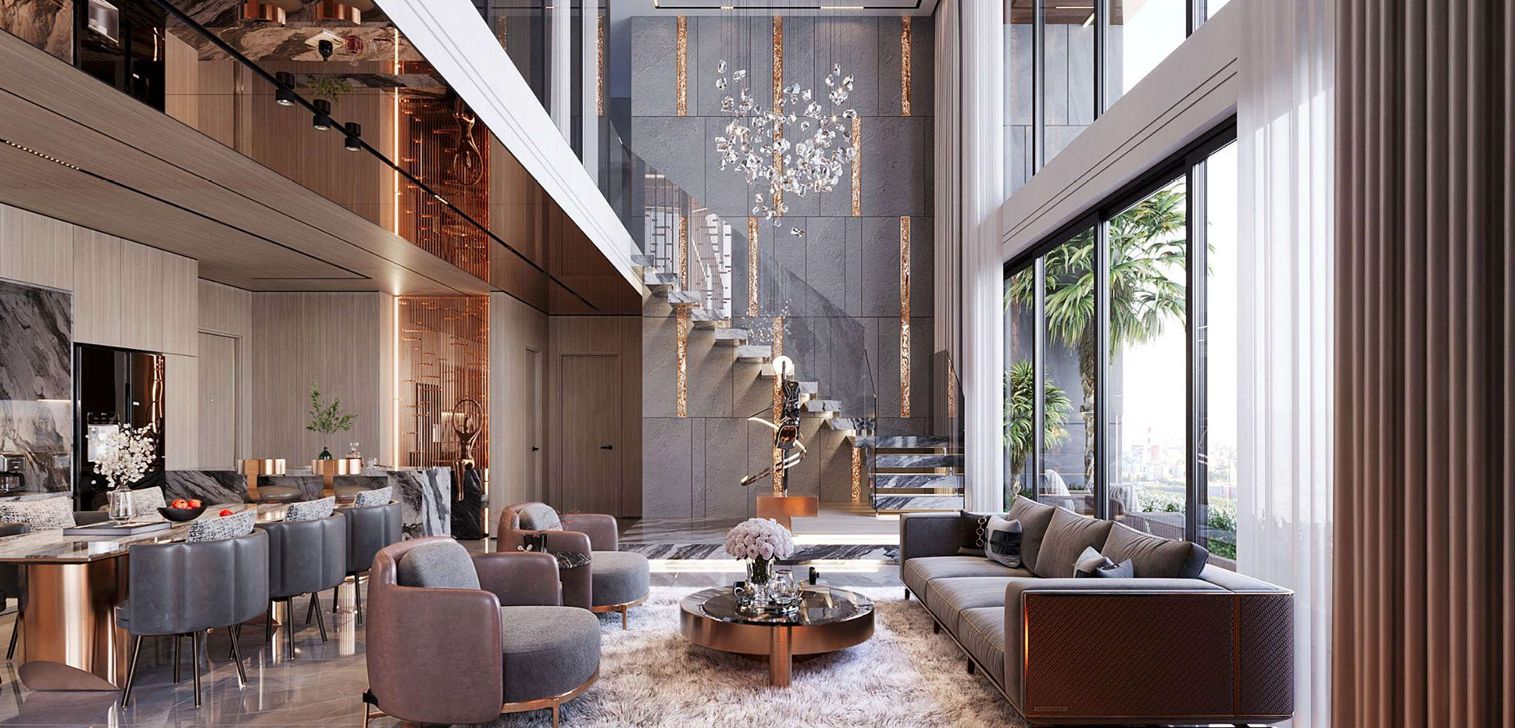 [VIP] Bán căn Sky Villa có hồ bơi riêng hướng Đông Tứ Trạch view Panorama Noble Crystal Long Biên