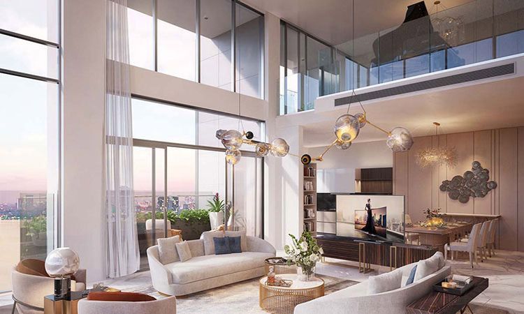 Bán Penthouse căn góc hướng Đông Bắc mặt kính LowE view Panorama The Senique Hà Nội Ocean Park 1