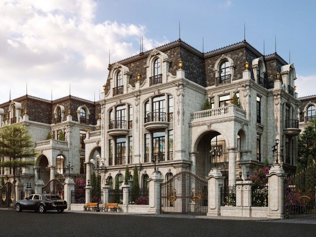 Bán biệt thự song lập hướng Đông - Tân Cổ Điển DT: 180m2 x 3 tầng 1 tum Noble Palace Hạ Long