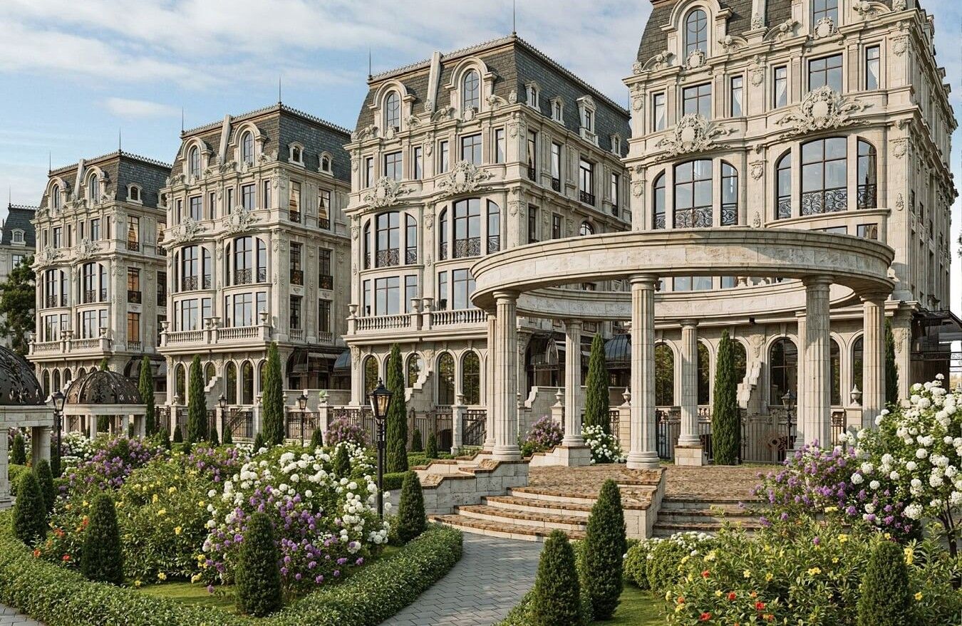Bán biệt thự căn góc Noble Palace Hạ Long hướng Nam xây thô mặt trong 3 tầng 1 tum view nội khu