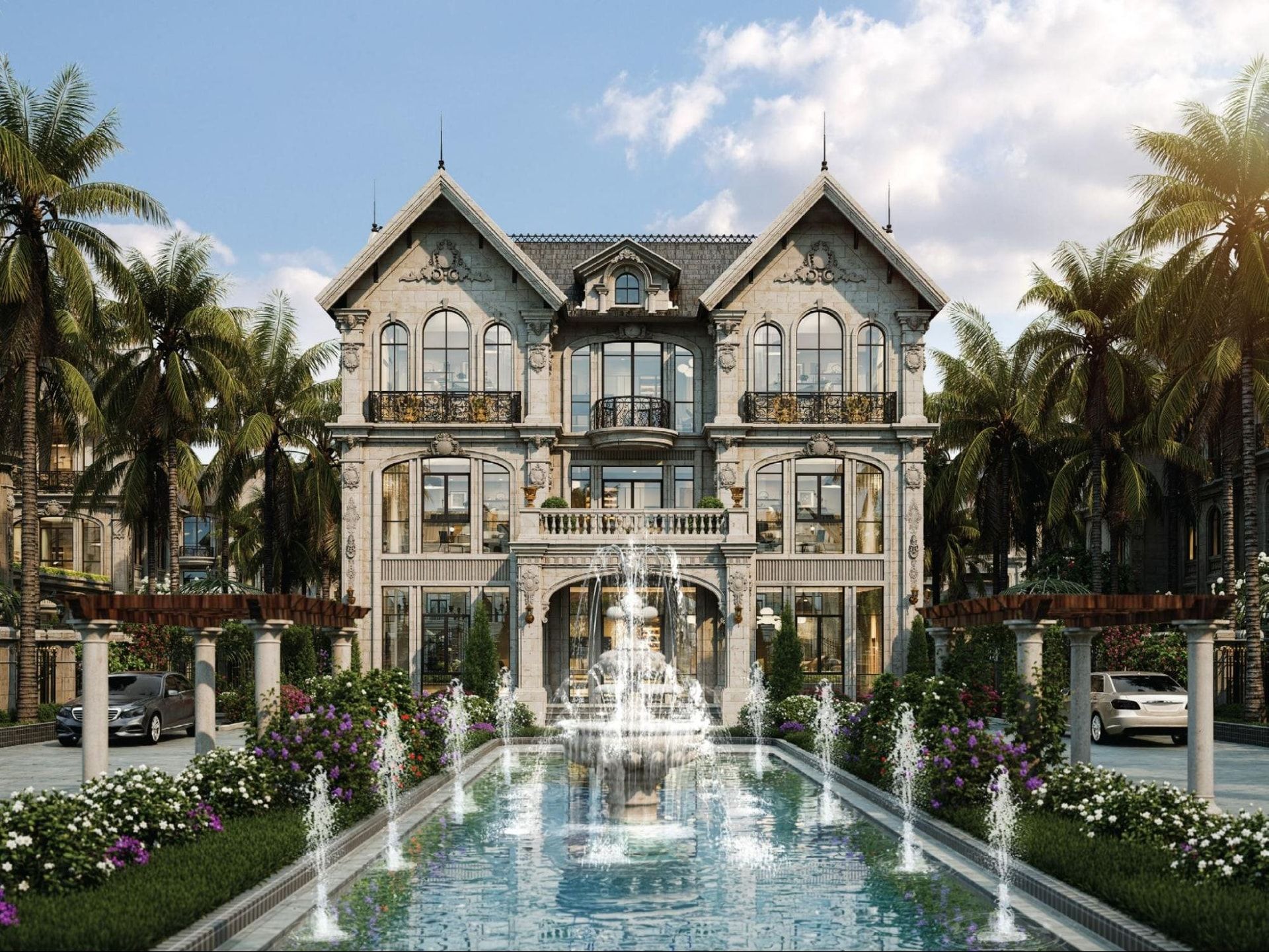 Bán biệt thự song lập hướng Đông có bể bơi trong nhà - DT: 300m2 Tân Cổ Điển Noble Rivera Phúc Thọ