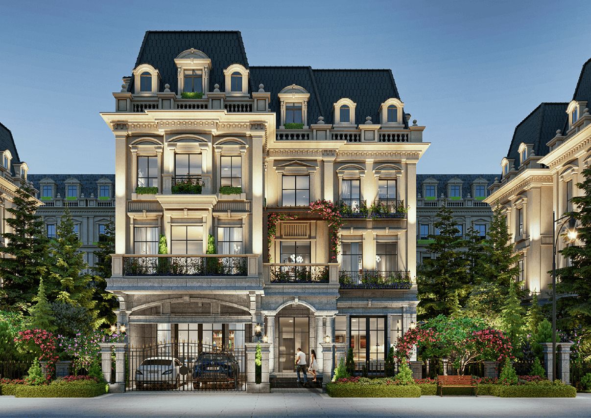 Bán biệt thự song lập bàn giao cao cấp, có sân/bể bơi hướng Nam Sunshine Royal Capital Ciputra
