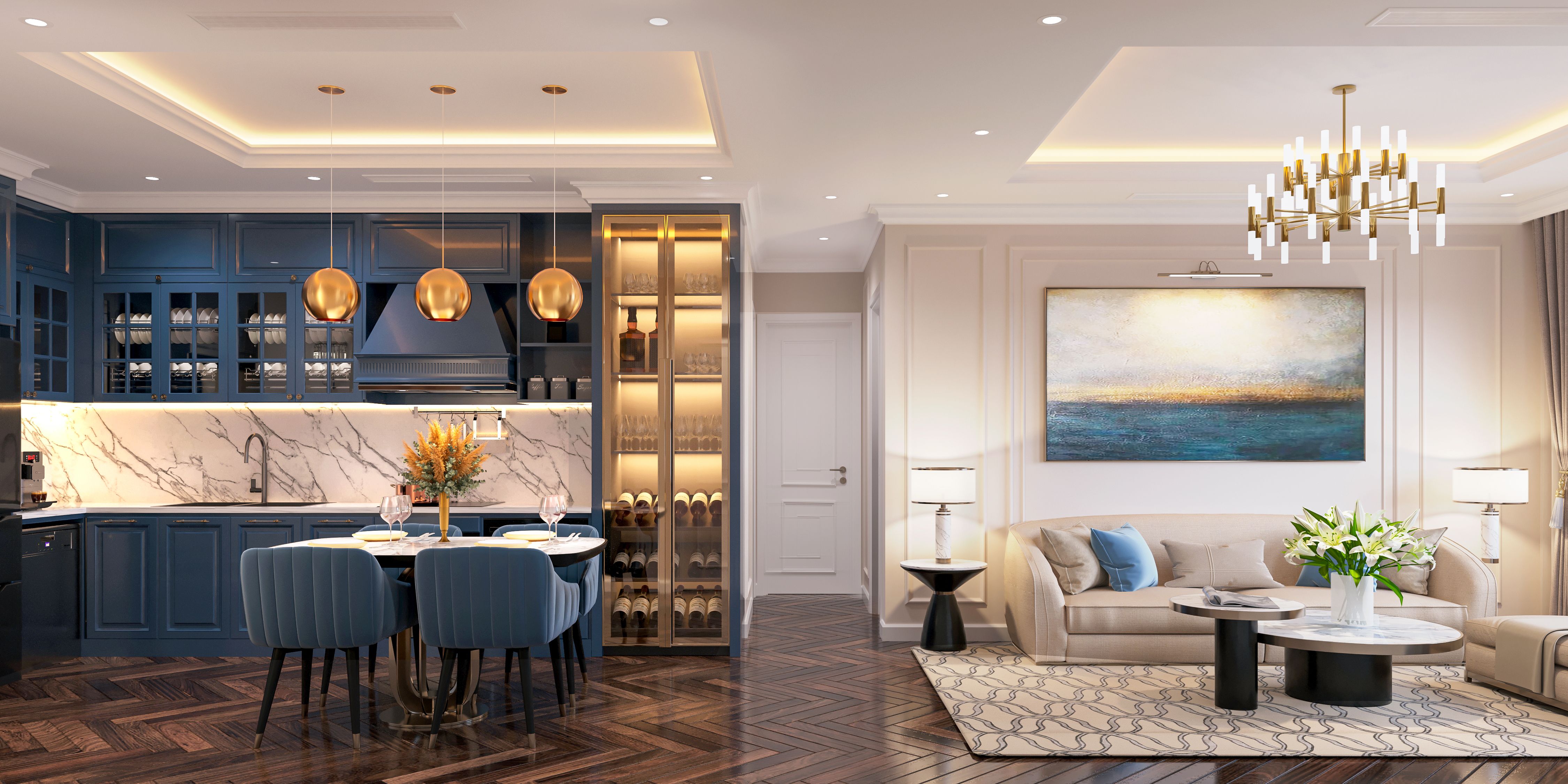 Bán chung cư 2 phòng ngủ hướng Bắc tầng trung Prince Garden The Royal Residence KĐT Vin Star City