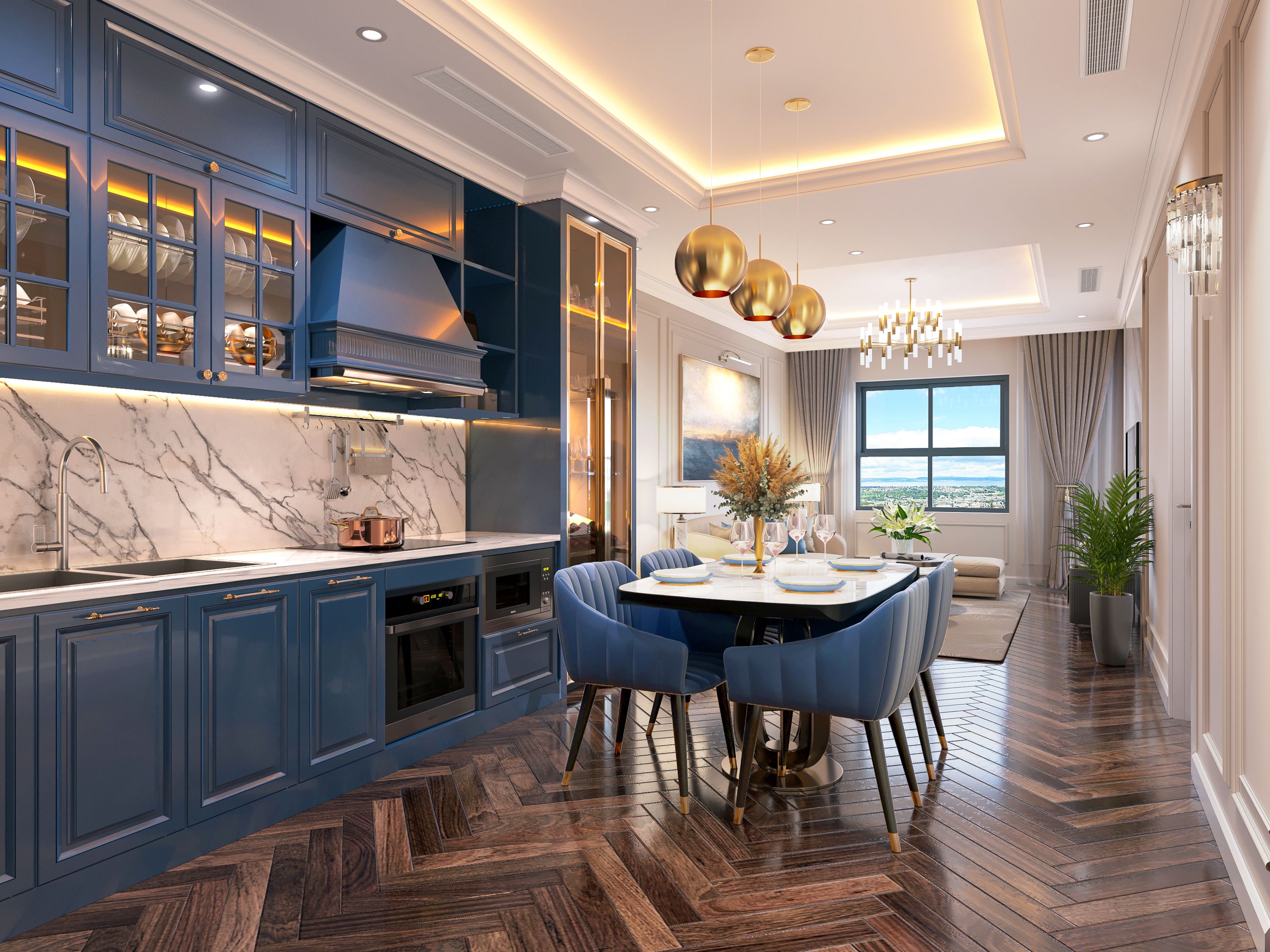 Cần bán căn góc 3 phòng ngủ view biển toà Pearl 1 tại Pearl Residence Cửa Lò hướng Đông Nam