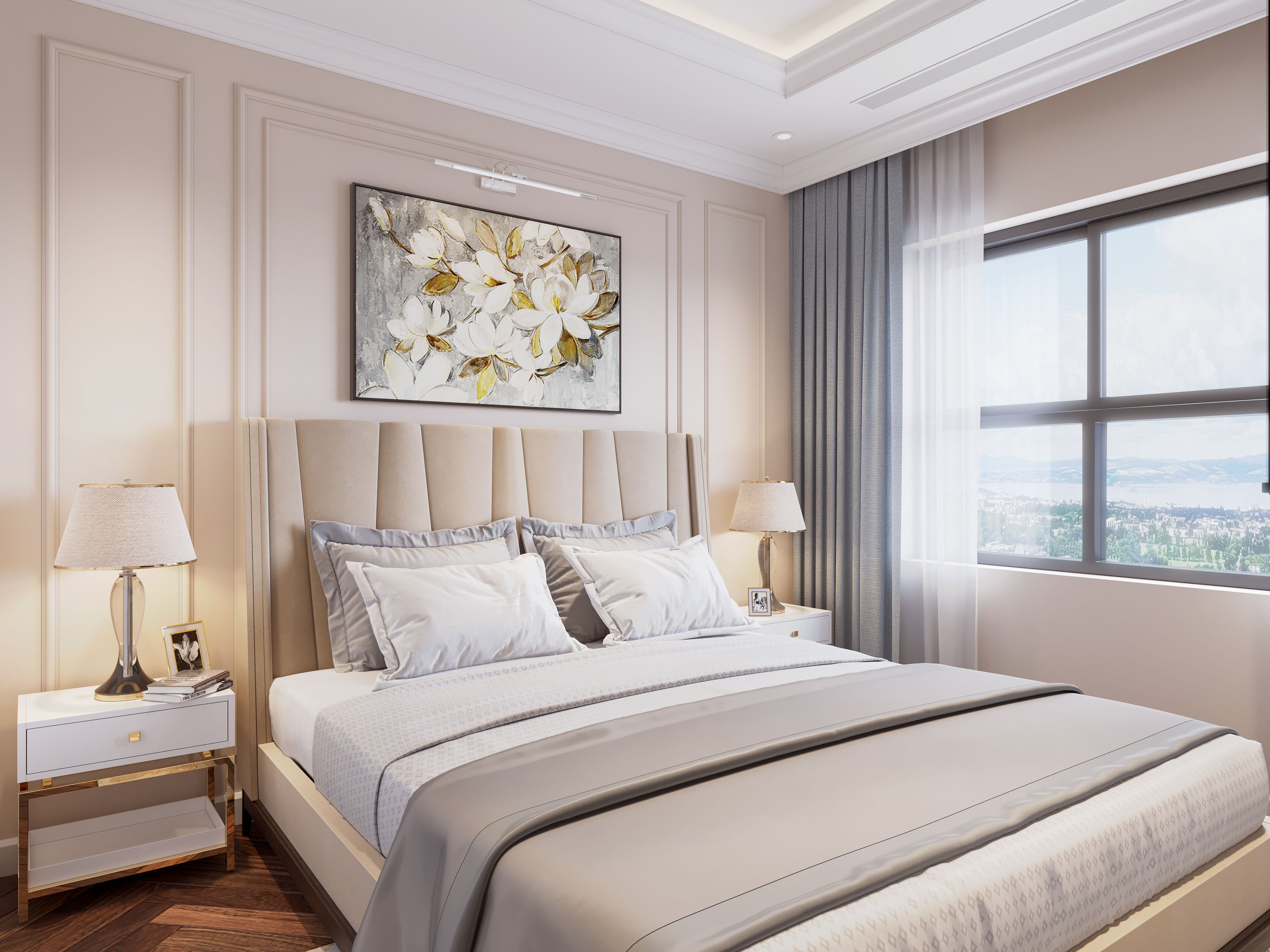 Cần bán căn 2 ngủ giá VIP hướng Bắc tòa L1 Vida ban công view Wonders Wave Park Lumiere SpringBay