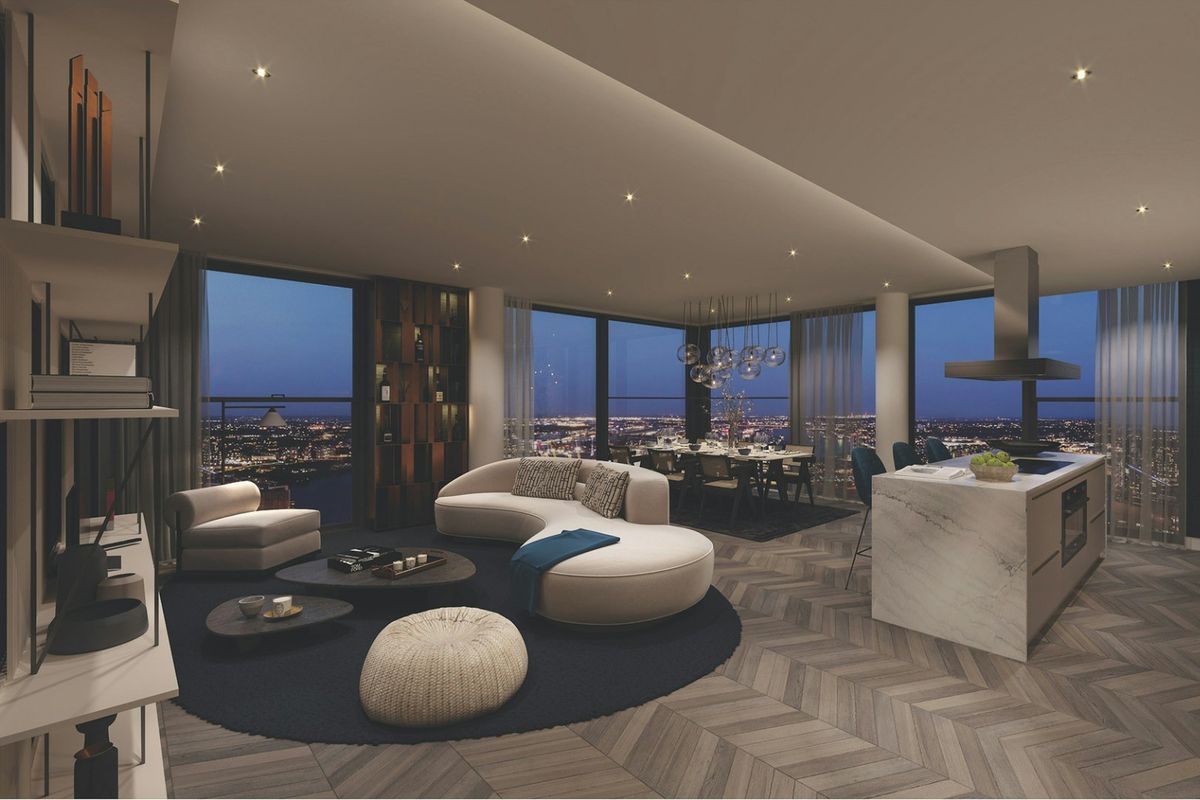 Cần bán Penthouse Tây Nam mặt kính LowE chạm sàn - Bàn giao hoàn thiện The Sunset Phú Quốc