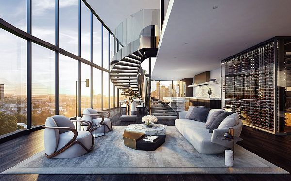 Cần bán căn Duplex hướng Đông tầng cao hoàn thiện cao cấp view Panorama tòa T4 Noble Empire Ciputra