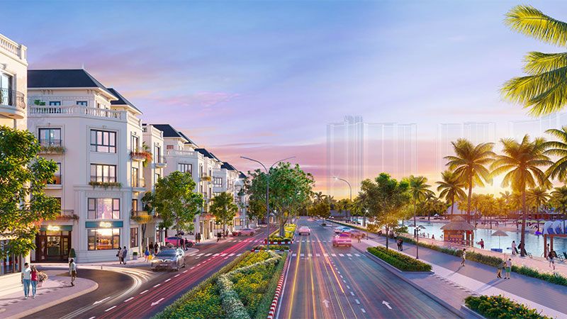 Bán shophouse TMDV 110m2 x 3 tầng mặt đường 51m phân khu Thời Đại The Crown
