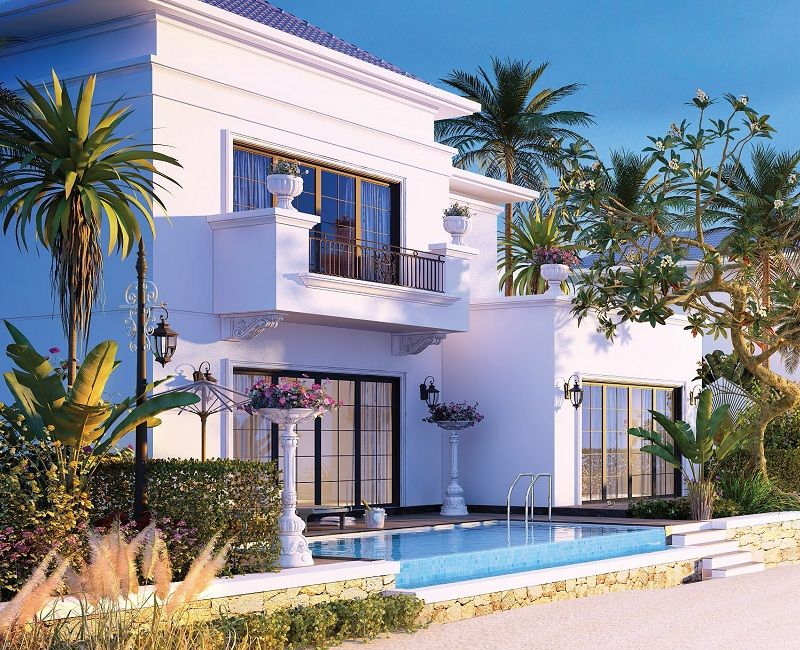 Mua biệt thự góc Monaco sân vườn/bể bơi sau nhà - hướng Bắc bàn giao CĐT Vinhomes Hải Vân Bay