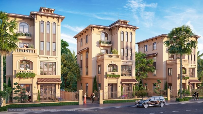 Cần thuê nhà liền kề xây 4 tầng MT: 5m vài bước ra biển DT: 70m2 đủ đồ MIK Green Paradise Cần Giờ