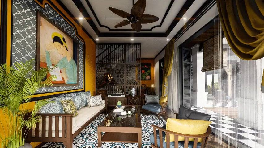 Cho thuê biệt thự liền kề Sunshine Heritage Resort, full đồ hướng mát