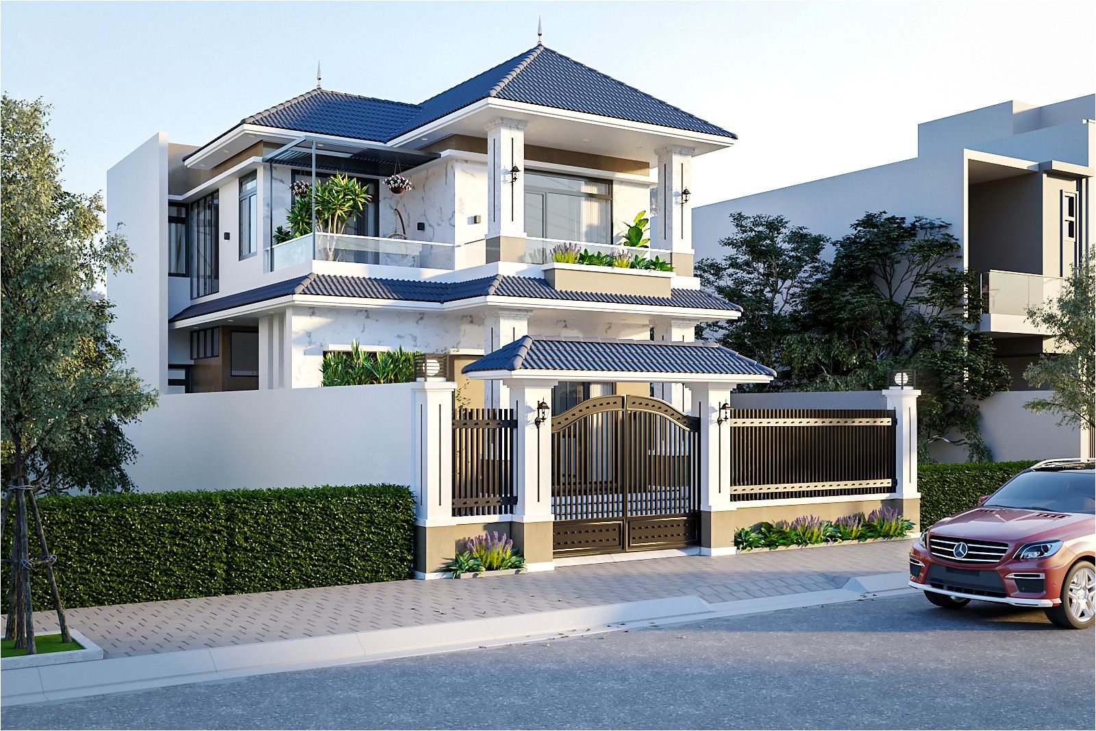 Cho thuê biệt thự 2 mặt tiền dự án BRG Smart City Đông Anh