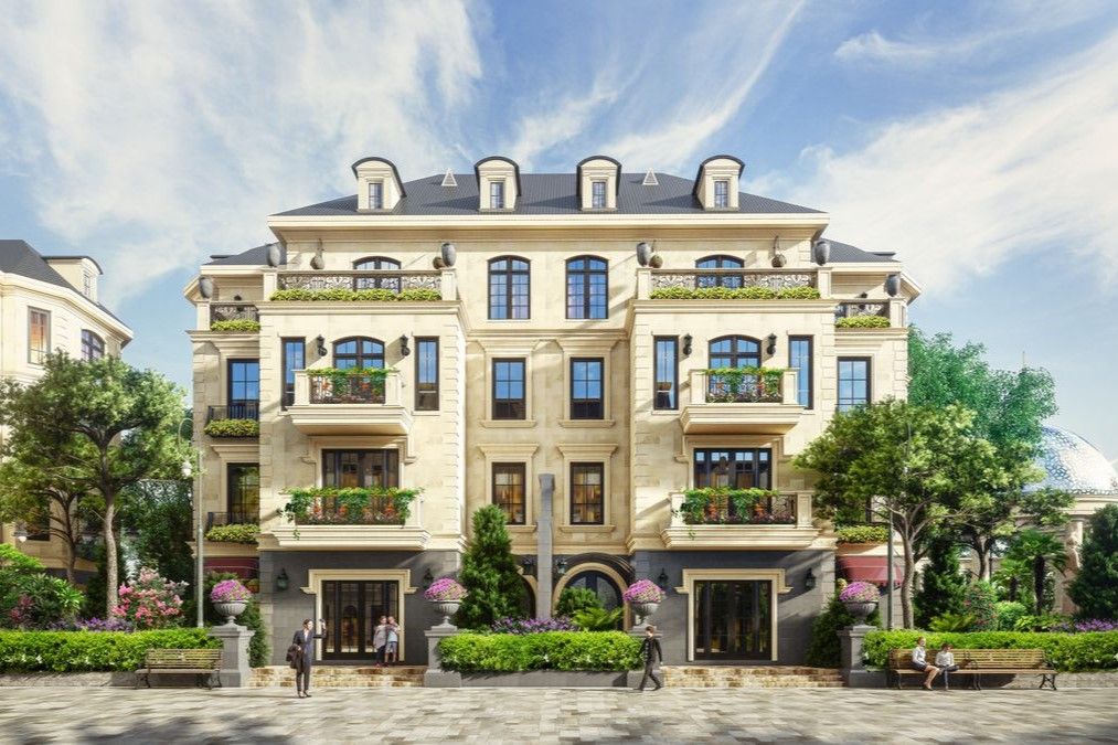 Cần bán biệt thự đơn lập Noble Royal Capital hướng Bắc hoàn thiện đẹp, có bể bơi, thang máy