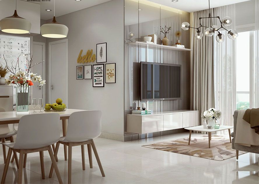 Cần thuê chung cư 1 phòng ngủ tầng cao - Đầy đủ nội thất mặt kính LowE Lumiere Ocean Crest