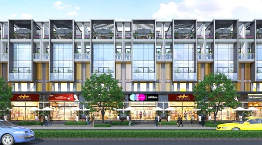 Cần cho thuê nhà phố shophouse Eurowindow Twin Parks, gần quảng trường dân cư, hướng Đông