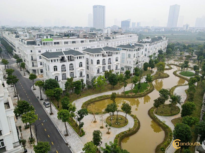Bán căn biệt thự siêu đẹp 217m2, hướng Tây tại KĐT Louis City Đại Mỗ