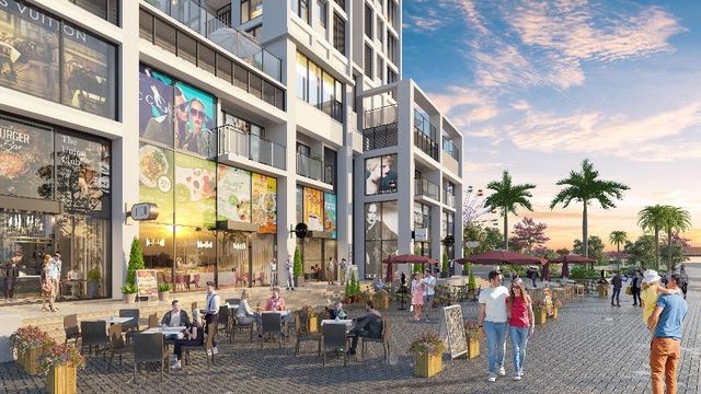 Cho thuê shophouse khối đế  - Kinh doanh thuận lợi diện tích 90m2 view nhìn nội khu Sun Festo Town