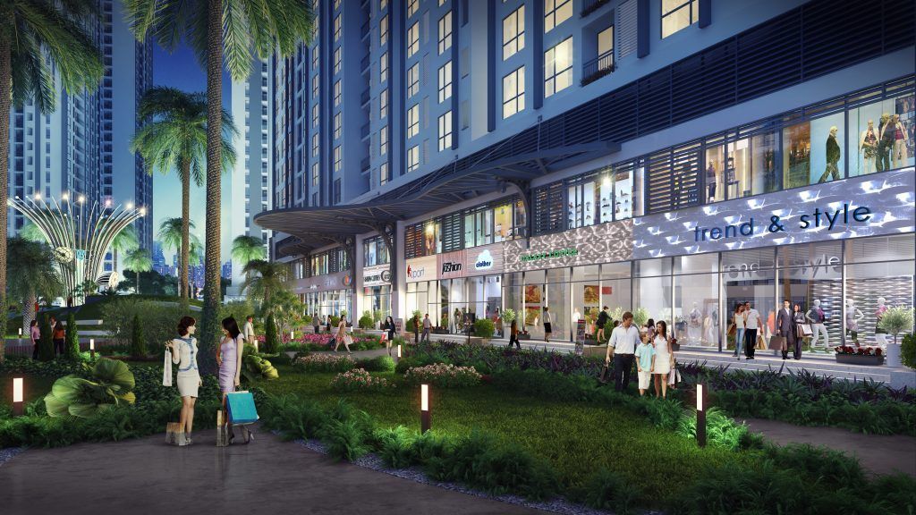 Cần bán shophouse khối đế NOXH Thăng Long Green City Kim Chung, Đông Anh bàn giao thô mặt trong