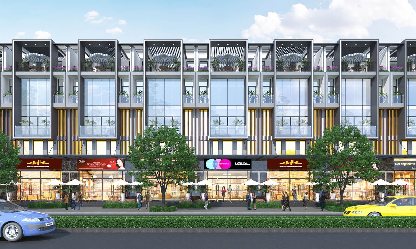 Bán nhà liền kề Eldorado Riverside Hữu Lũng, Lạng Sơn hướng Đông xây thô mặt trong 4 tầng gần CV