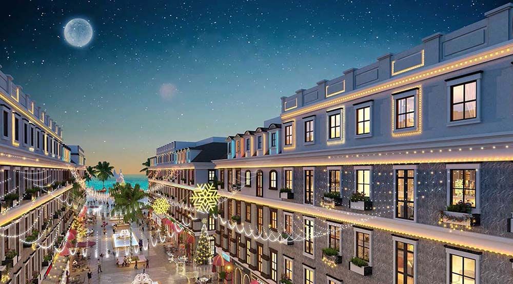 Mua shophouse góc Tây Bắc Mipeco Nha Trang bàn giao nguyên bản - VT đẹp kinh doanh