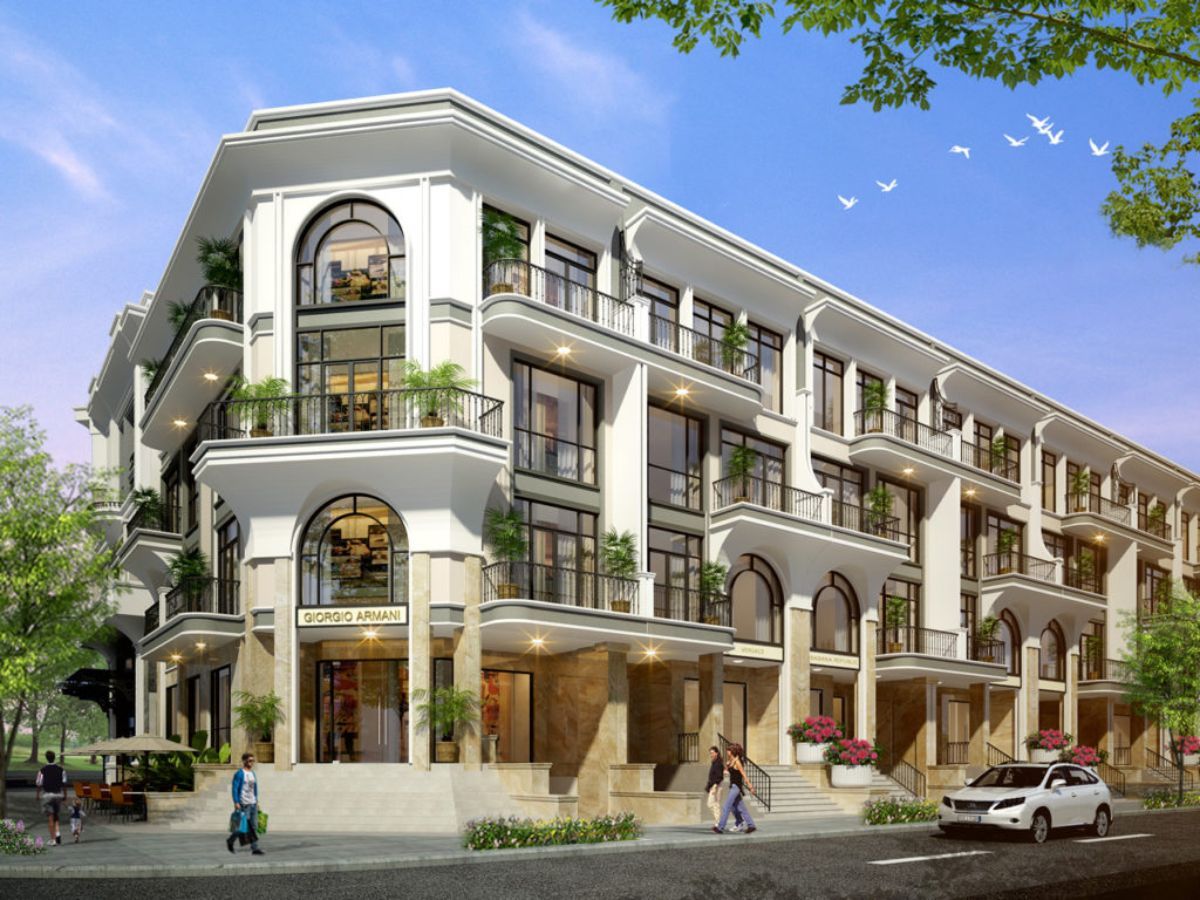 Bán shophouse căn góc Đông Nam kinh doanh thuận lợi 4 tầng kế công viên Eldorado Riverside Lạng Sơn