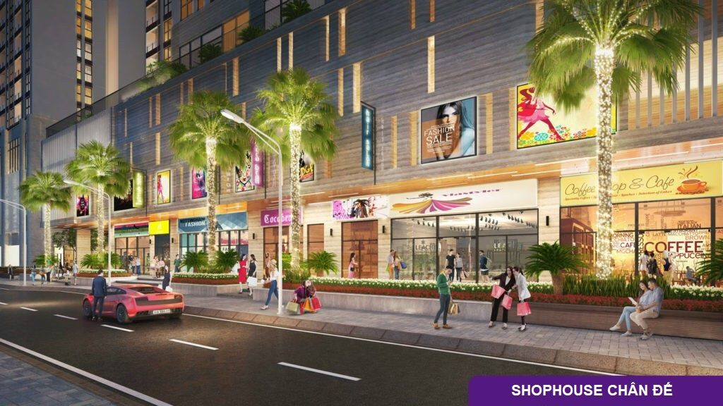 Cần bán shophouse chân đế mặt kính nhìn ra ngoài hướng Bắc kinh doanh thuận lợi Platinum Long Biên