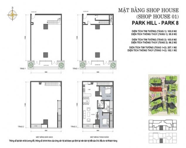 Shophouse cho thuê tại Time City - Giá hấp dẫn
