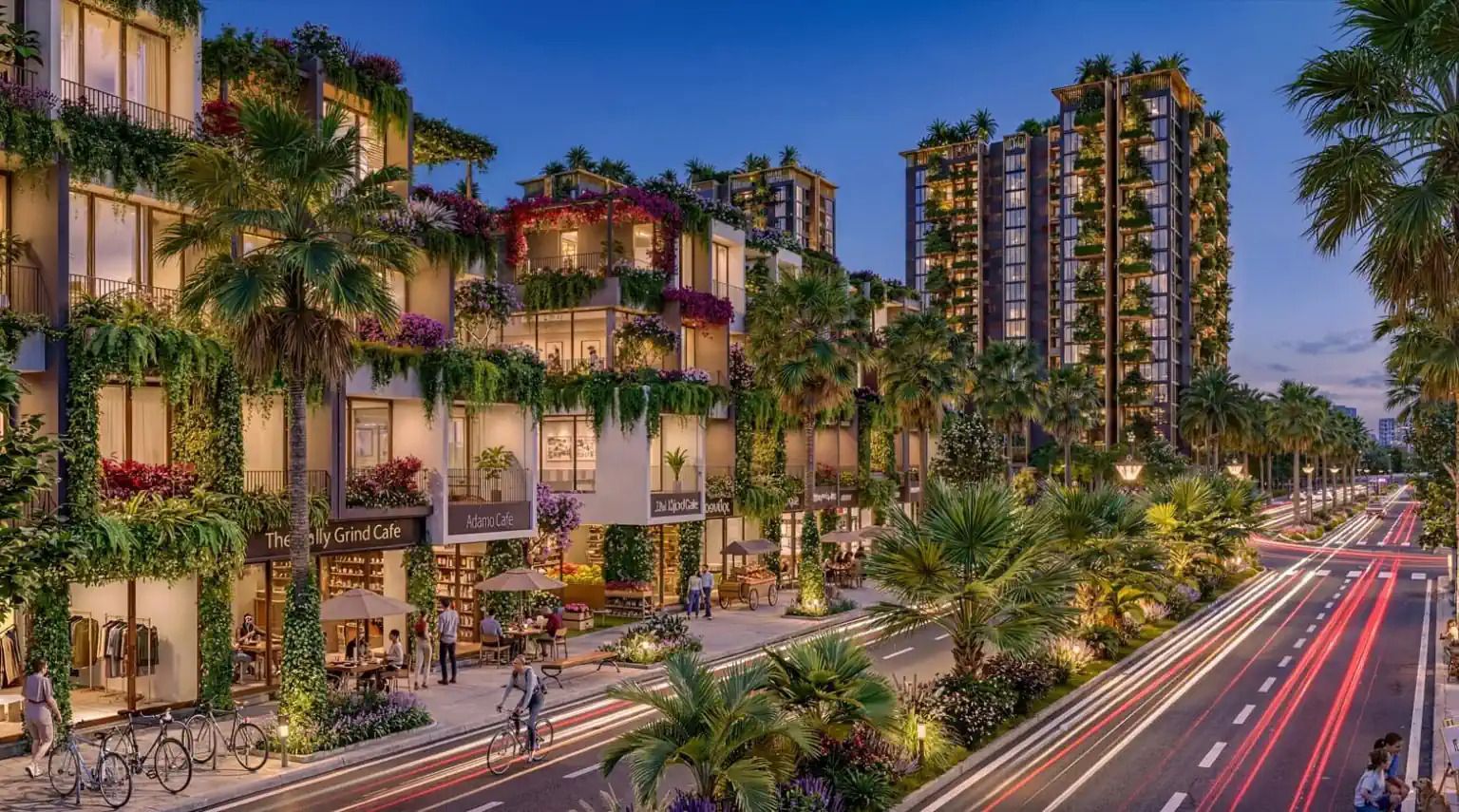 Bán nhà liền kề hướng Đông - Bên trong xây thô 4 tầng Flamingo Forest City Đông Anh