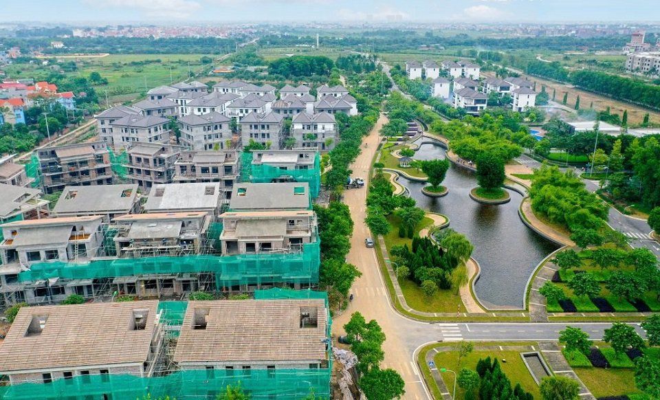 Bán nhà phố shophouse mặt đường 40m, Hado Charm Villas, 187m2 hướng Đông